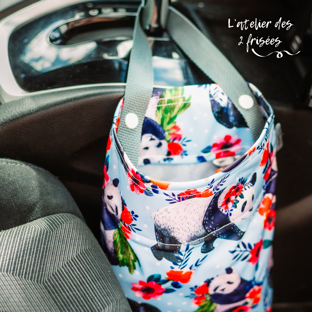 TOFFCAEA 2 Pièce Petite Poubelle de Voiture avec Couvercle, Avec 80 Sacs,  Imperméable, Maison, Bureau et Cuisine : : Auto et Moto