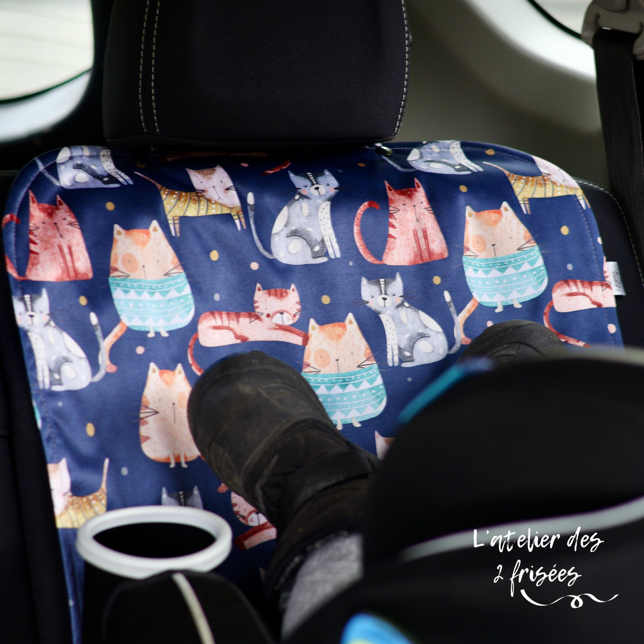 Car Seat Protector -Warm-a-cat-ly