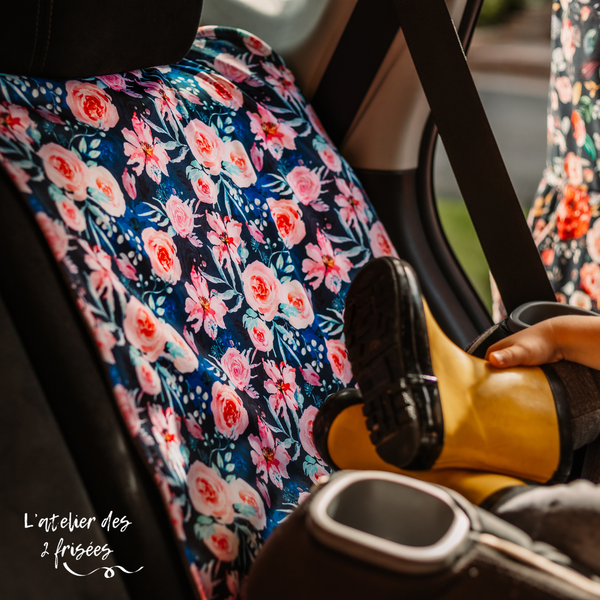 Car Seat Protector - Perfect flowers